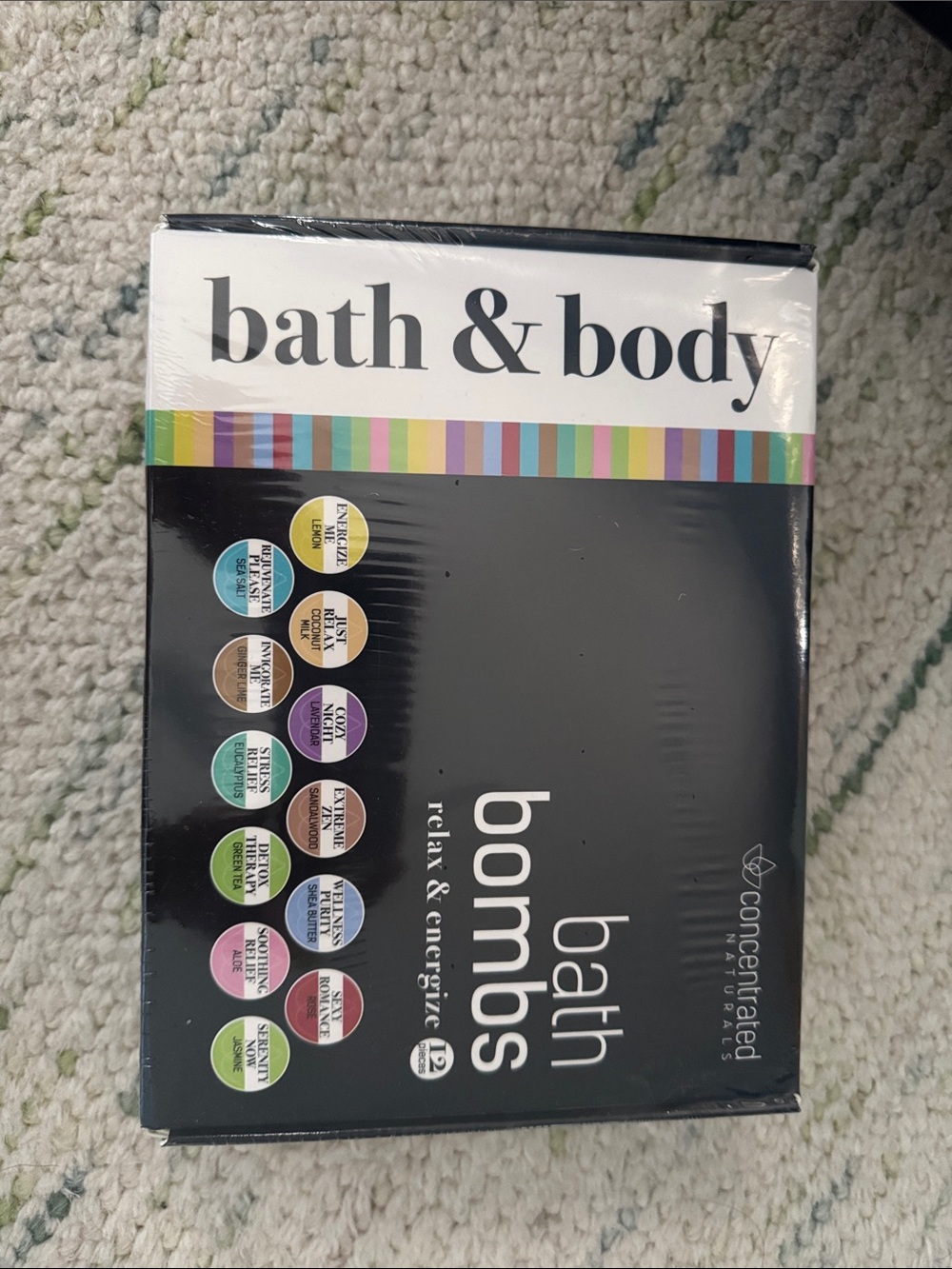 Bath Bombs Set - Assorted Colors - Relax & Energize